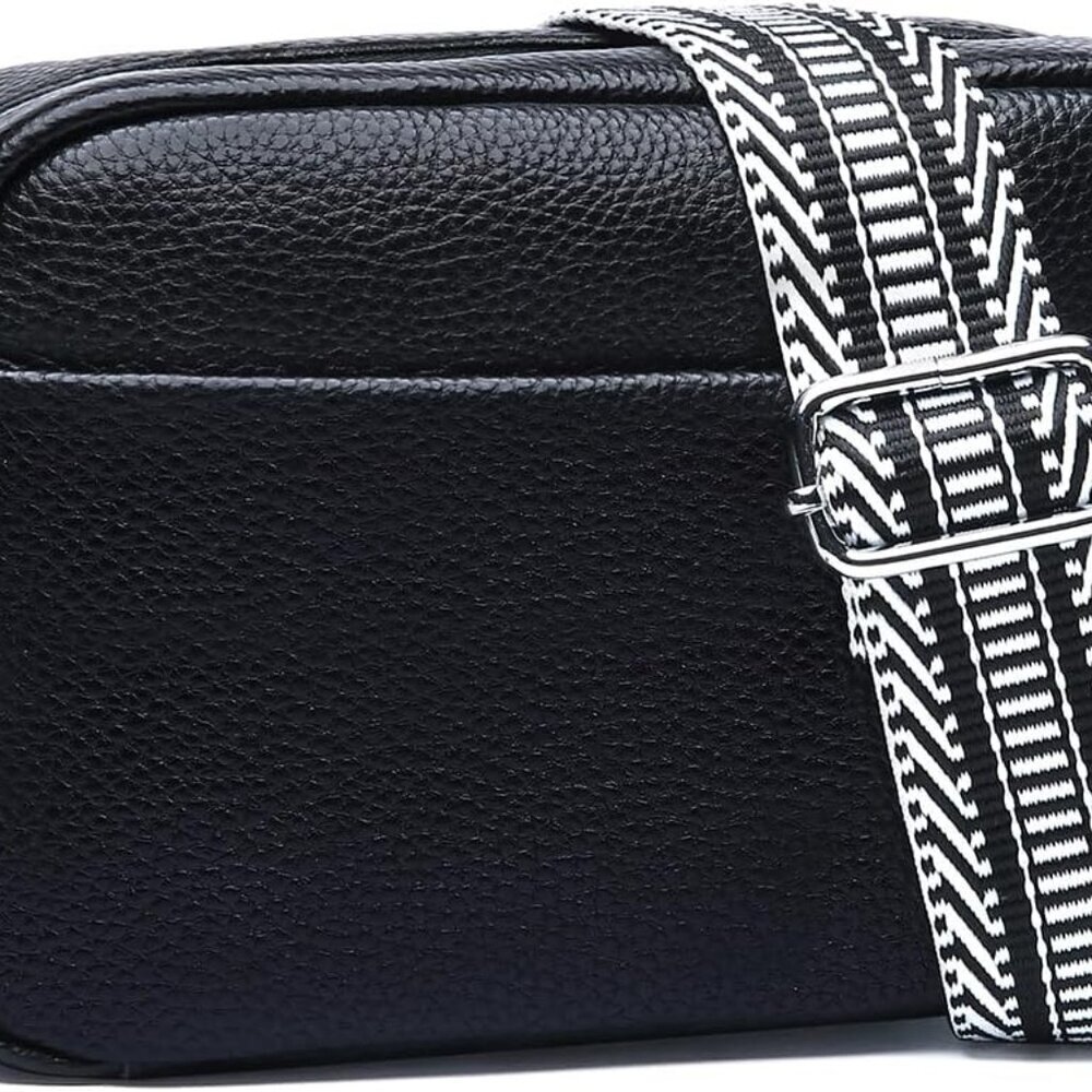 Small Crossbody Bags for Women Genuine Leather, Guitar Strap Shoulder Handbag Pu